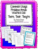 Grammar Usage: There, Their, They're No Prep Quiz & Anchor Chart