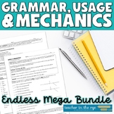Grammar Usage & Mechanics Mega Endless Bundle for Middle a