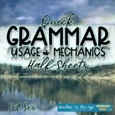 Grammar Usage Mechanics Lessons Practice Review & Quiz Sub