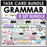 Grammar & Vocabulary Task Card Bundle