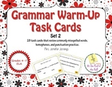 Grammar Warm-Up Task Cards - Set 2