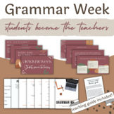 Grammar Week- Students Become the Teacher