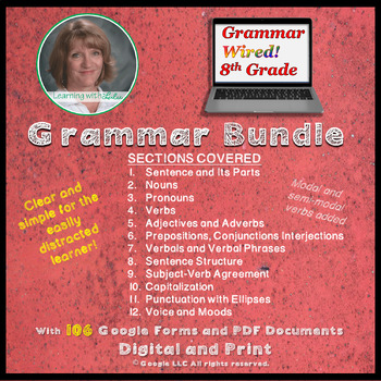Preview of Grammar Wired! 8th Grade Bundle