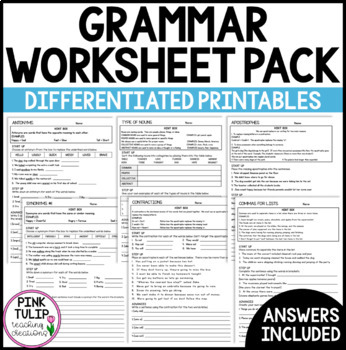 year 6 grammar teaching resources teachers pay teachers