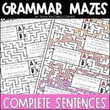 Grammar Worksheets - Complete Sentences
