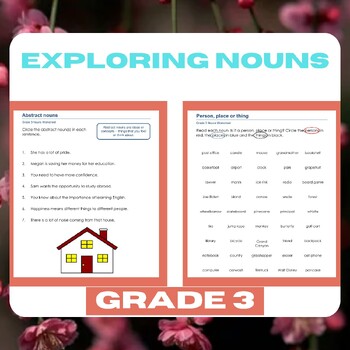 Preview of Grammar Worksheets Exploring Nouns