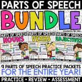 Grammar Worksheets Practice Parts of Speech Review Activit