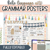 Middle School Grammar Posters, Grammar Wall Cards, & Writi
