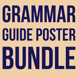 Grammar/Writing guide poster bundle