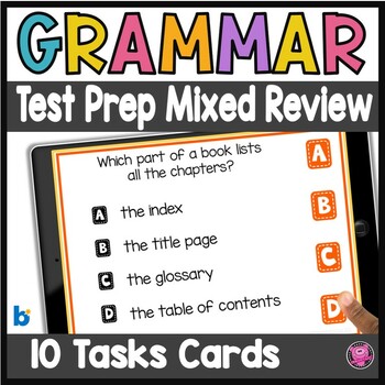 Preview of Grammar and ELA Test Prep Activities  - 3rd Grade Test Prep