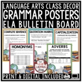 Grammar Rules Posters Writing Back to School Bulletin Boar