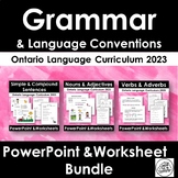 Gr. 1 Grammar and Language Conventions Bundle - Ontario La