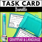 Grammar and Language Task Cards - Sentence Structure, Voca