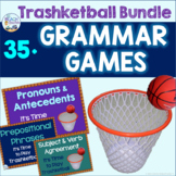 Grammar and Language Trashketball Review Games Bundle (35 Games)