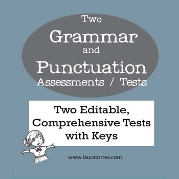 Preview of Grammar and Punctuation Assessments / Tests