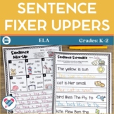 Grammar and Punctuation Practice - Sentence Fixers K-2