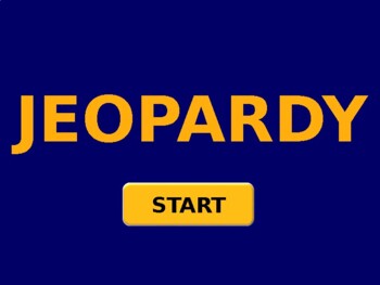 Preview of Grammar and Punctuation Skills Jeopardy Game