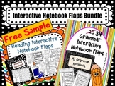 Interactive Notebook Flaps for Grammar and Reading - Free Samples