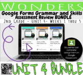 Grammar and Skills Review | Wonders Unit 4 BUNDLE | Distan