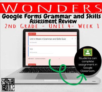 Preview of Grammar and Skills Review | Wonders Unit 4 Week 1 | Distance Learning | Google