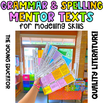Preview of Grammar and Spelling Skills Mentor Texts Lists
