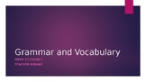 Grammar and vocabulary adult ESL/ELICOS lesson -public spe