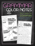 Grammar color notes: Commas