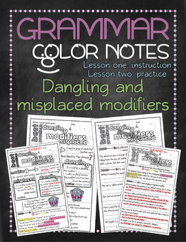 Preview of Grammar color notes: Dangling and misplaced modifiers