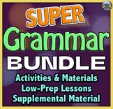 ESL, ELL Grammar Bundle: Low-Prep Lessons, Supplemental Ma