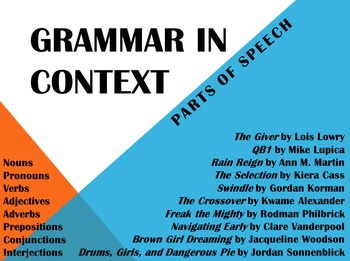 Preview of Grammar in Context: Parts of Speech