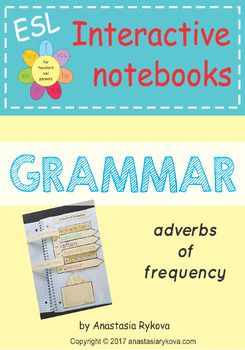 Preview of Grammar interactive notebooks "Adverbs of frequency"