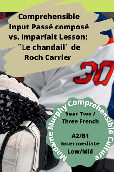 Preview of Grammar through Reading: Passé composé imparfait |¨Le chandail¨ & Québec Culture