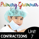 Contractions - first grade grammar unit - worksheets and l
