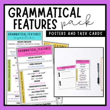 Preview of Grammatical Features Pack - Narrative, Information Report, Exposition