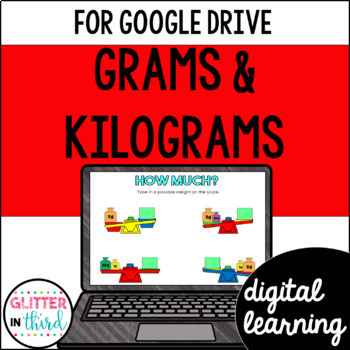 Preview of Grams and Kilograms Activities for Google Classroom