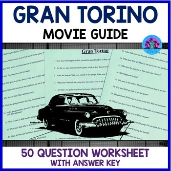 Preview of Gran Torino Movie Guide Worksheet