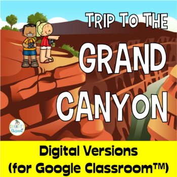 Preview of Grand Canyon Road Trip, Math Project Based Learning (for Google Classroom)