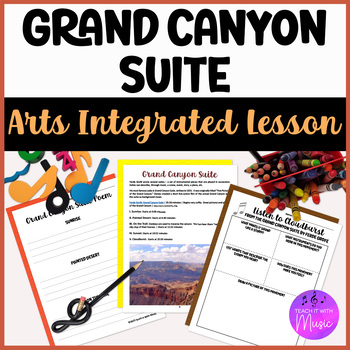 Preview of Grand Canyon Suite by Ferde Grofé, A Musical Lesson, Activities & Worksheets