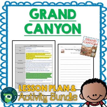 Preview of Grand Canyon by Jason Chin Lesson Plan & Google Activities