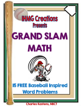Preview of Grand Slam Math: Using Baseball to Reinforce Math Skills (Common Core)