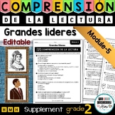 Grandes líderes SPANISH Comprehension Test HMH Supplement 