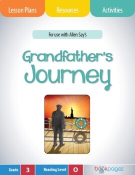 Preview of Grandfather's Journey Comprehension, Word Work, Vocabulary Lesson Plans