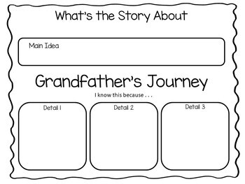 grandfather's journey worksheet