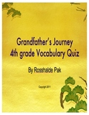 Grandfather's Journey Vocabulary Quiz