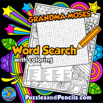grandma moses coloring pages free