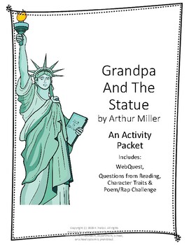 Preview of Grandpa & The Statue Activity Pack