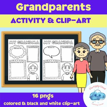 Preview of Grandparent's Day Activity and Clip-Art