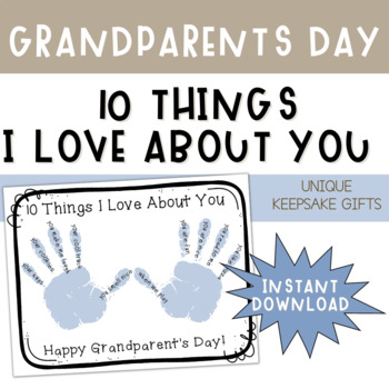Preview of Grandparent's Day Craft - Easy Craft for Grandparent's Day for Kids