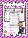 Grandparents' Day Pick A Project Writing Activities, Choic
