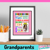 Grandparents' Day : Subway Art Gift for Grandparents